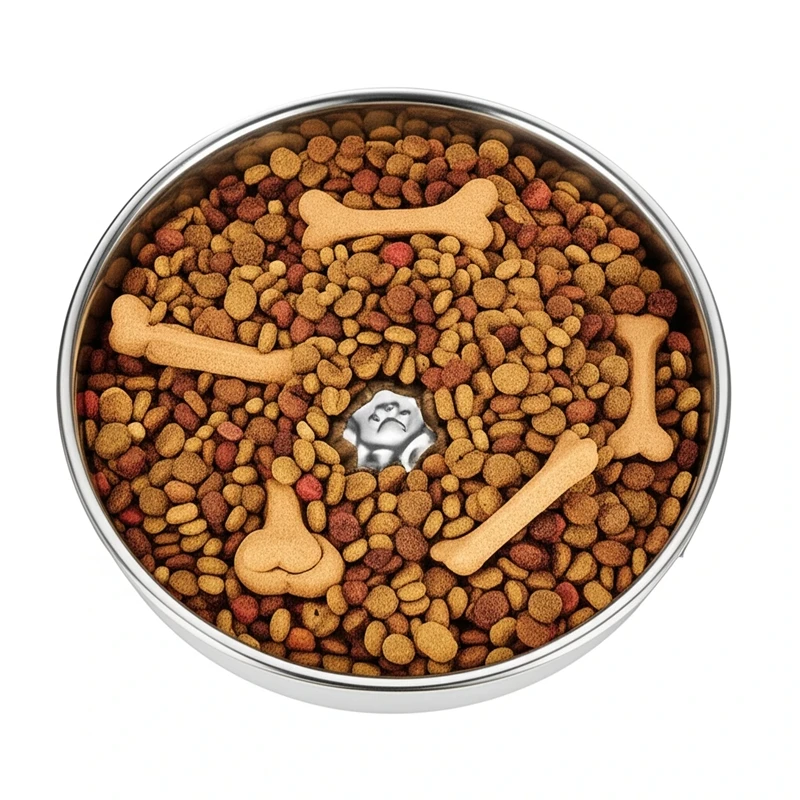 Non-Slip Stainless Steel Dog Bowl-08