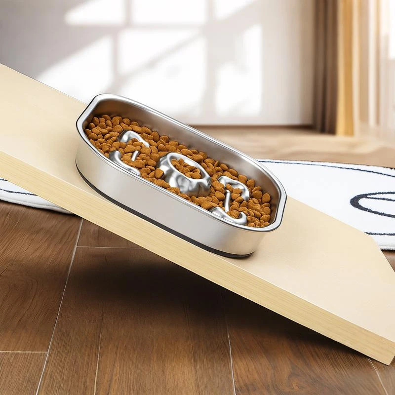 Non-Slip Stainless Steel Dog Bowl-06