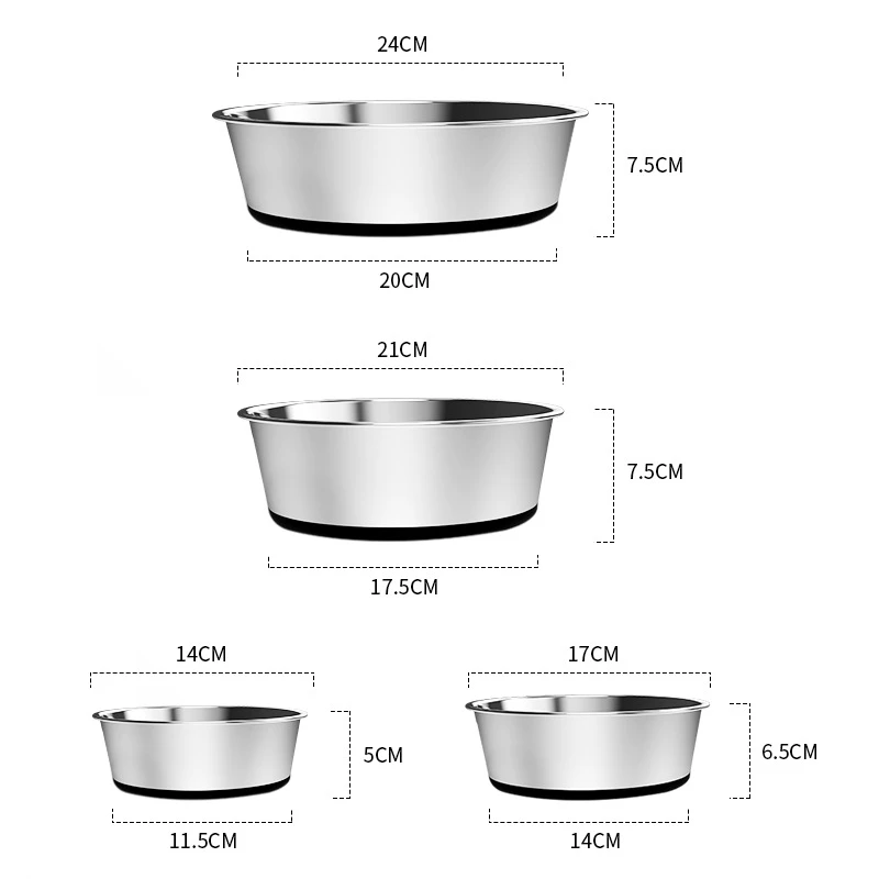 Non-slip Bottom Pet Bowl (3)