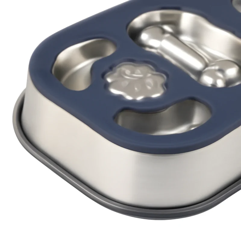 The bottom of the pet slow food bowl